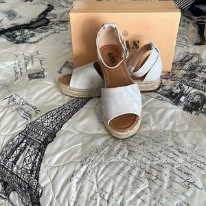 Light grey espadrilles
